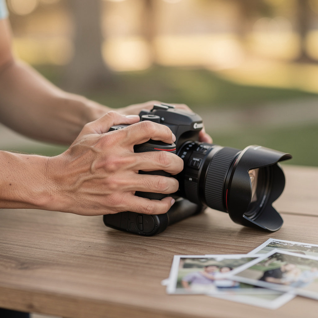 Adam and Shawna Photography team capturing authentic moments during a San Diego photoshoot